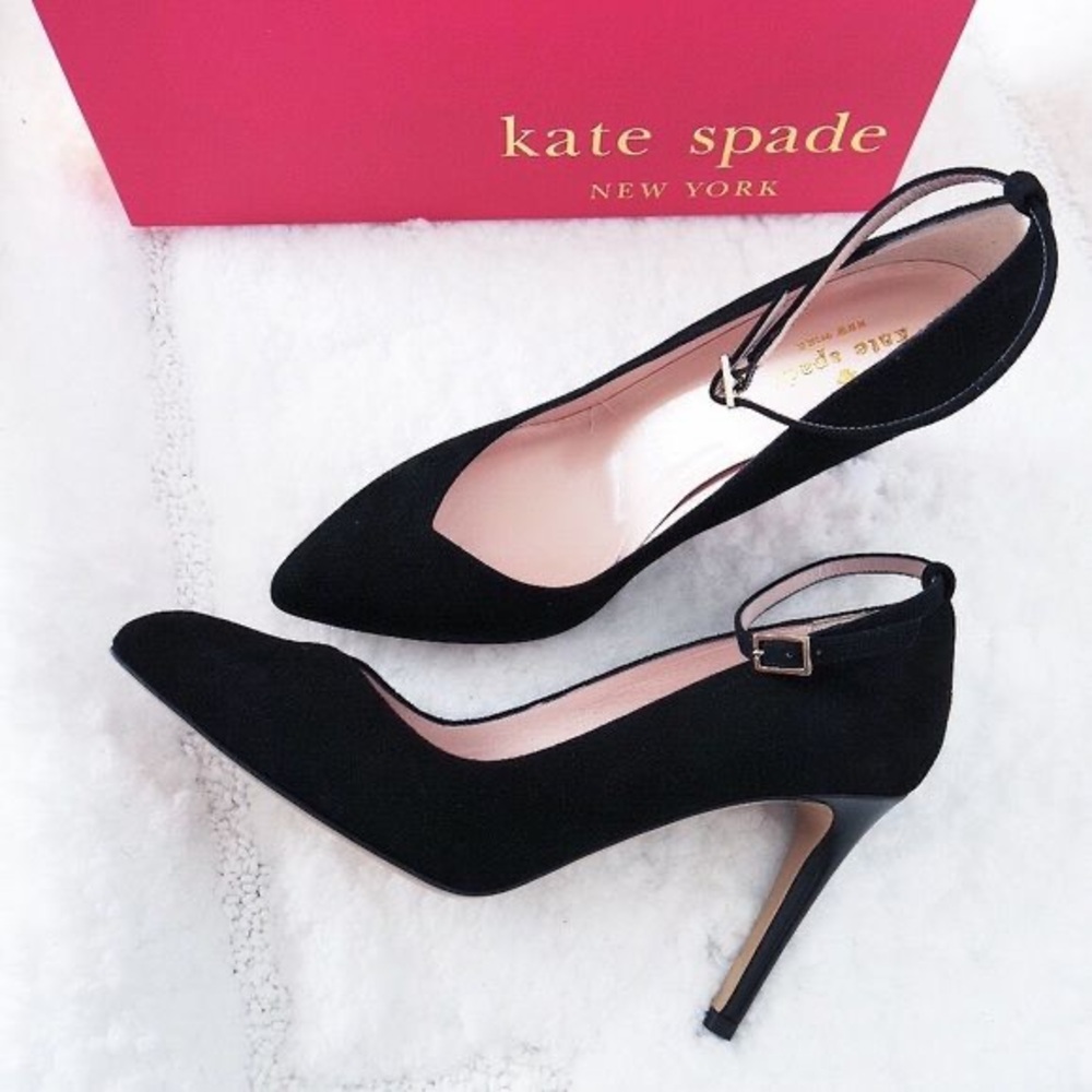 Kate Spade Newton Black Suede shoes